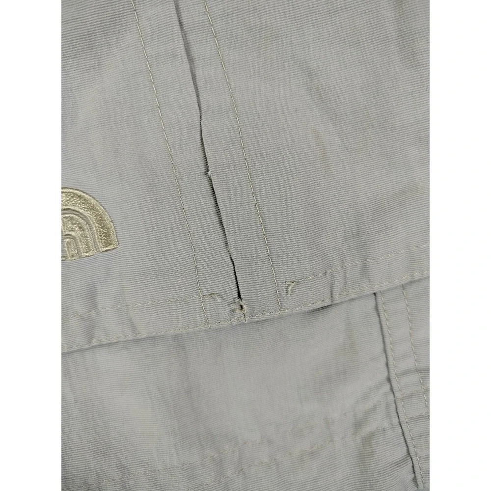 The North Face Shorts Men Large Gray Nylon Cargo Hiking Belted Outdoors Gorpcore